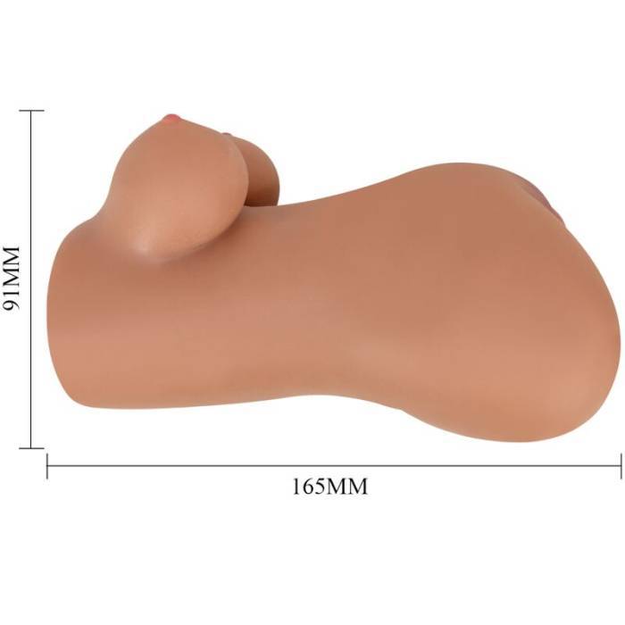 CRAZY BULL - HANNAH MASTURBADOR DUPLO VAGINA E ÃNUS MULATO REALISTA