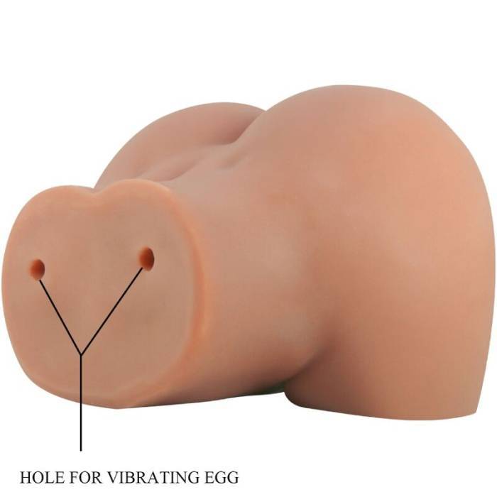 CRAZY BULL - VIBRADOR MILA BUTT COM VAGINA REALISTA E ÃNUS CONTROLE DE CARNE REMOTO