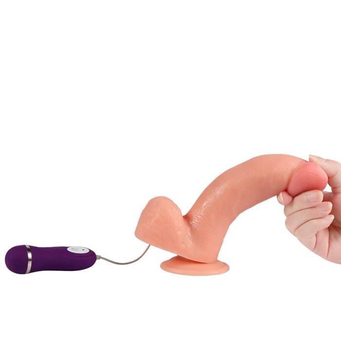 SHEQU - ADAM VIBRADOR DILDO COM CONTROLE REMOTO 21 CM