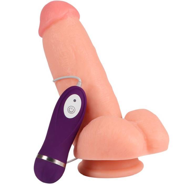 SHEQU - RED EAGLE VIBRADOR DILDO COM CONTROLE REMOTO 17 CM