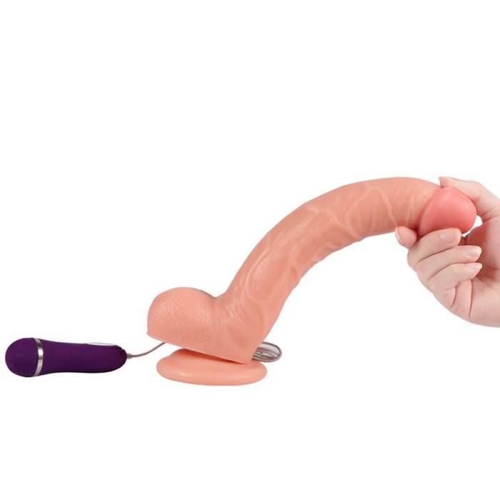 SHEQU - OPTIMUS DILDO VIBRATÃRIO COM CONTROLE REMOTO 28 CM