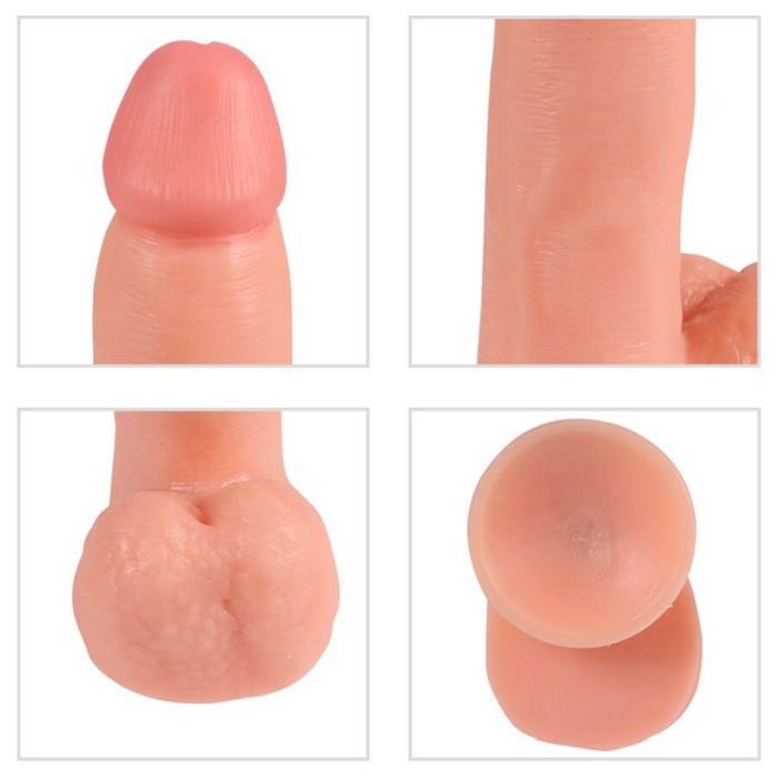 SHEQU - DILDO VIBRATÃRIO FANTASMA COM CONTROLE REMOTO 20 CM