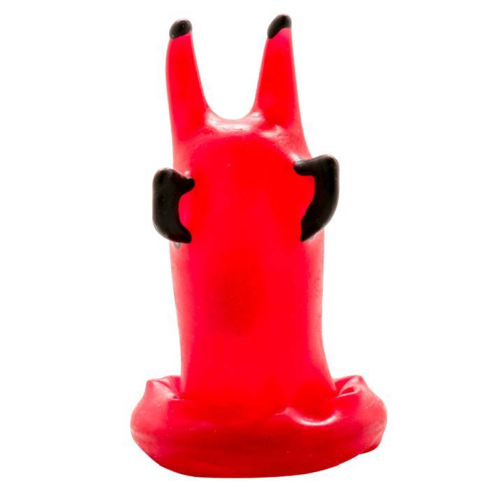 CONDOMERIE - PRESERVATIVOS NOVIDADES PINTADOS Ã MÃO RED DEVIL