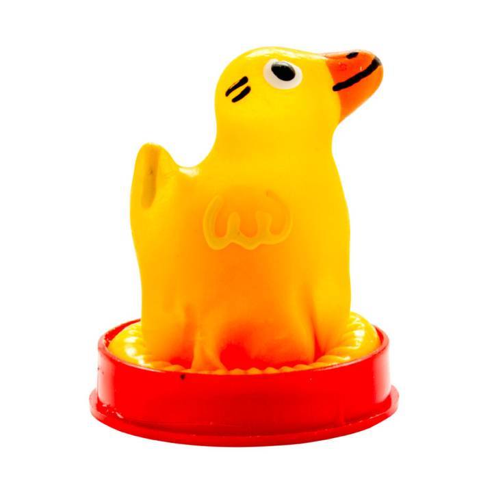 CONDOMERIE - PRESERVATIVOS NOVIDADES PINTADOS Ã MÃO PATO