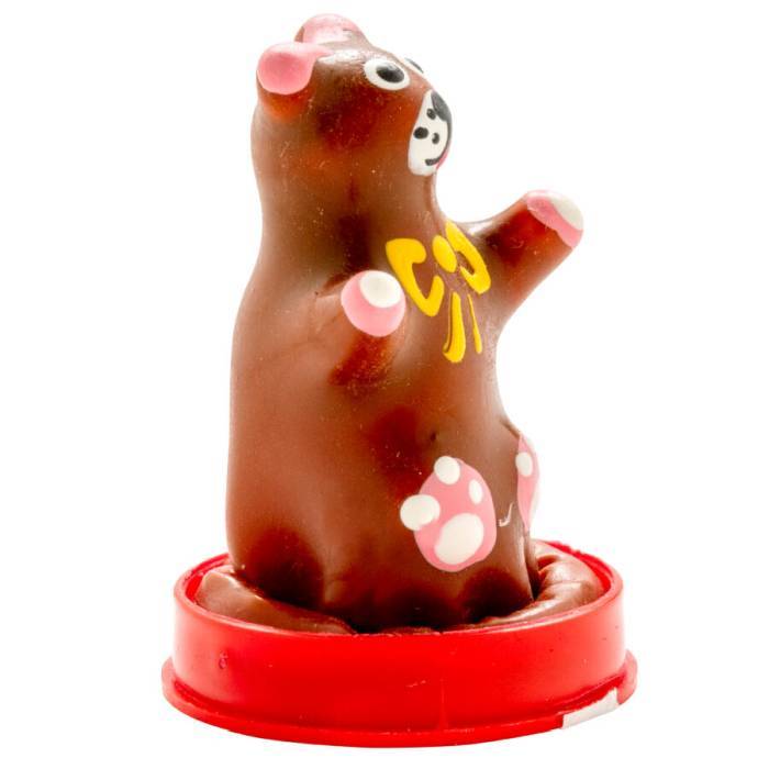 CONDOMERIE - PRESERVATIVOS NOVIDADES PINTADOS Ã MÃO URSO DE PELÃCIA