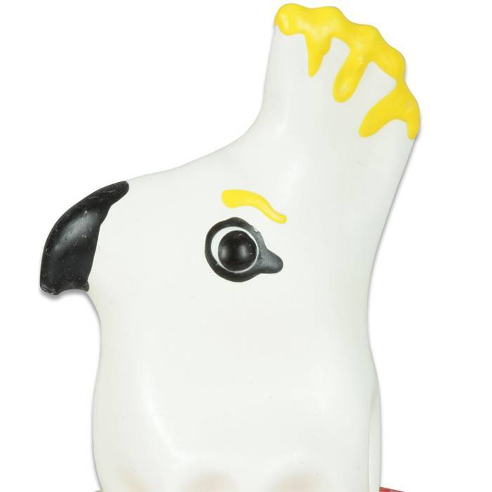 CONDOMERIE - PRESERVATIVOS NOVIDADES PINTADOS Ã MÃO PAPAGAIO BRANCO