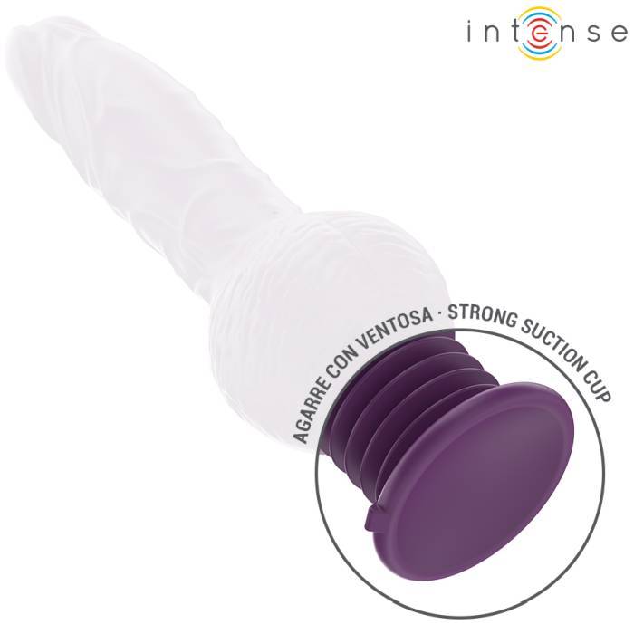 INTENSE - VIBRADOR MULTIFUNCIONAL TATUM COM VIBRAÃÃO PARA CIMA E PARA BAIXO 24 CM ROXO