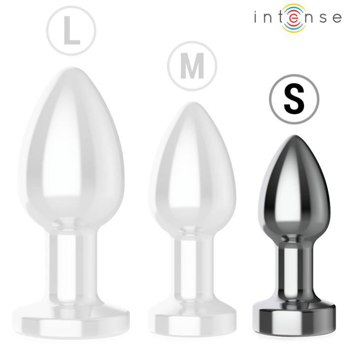INTENSE - PLUG ANAL 10 VIBRAÃÃES METAL COM CONTROLE REMOTO S