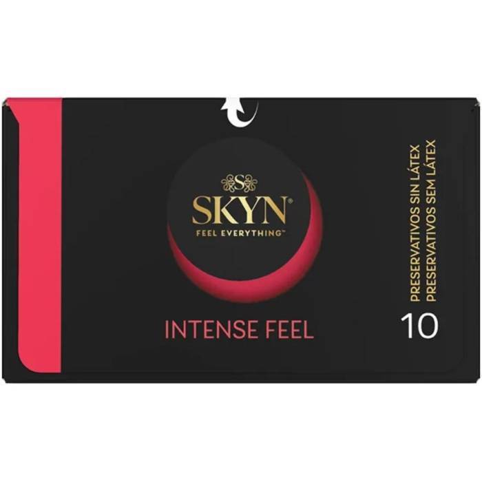 SKYN - PRESERVATIVO TEXTURIZADO DE SENSAÃÃO INTENSA COM DESIGN ONDULADO 10 UNIDADES