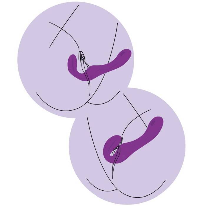 XOCOON - VIBRADOR STRAP-ON 2 EM 1 SEM ALÃAS COM CONTROLE REMOTO ROXO