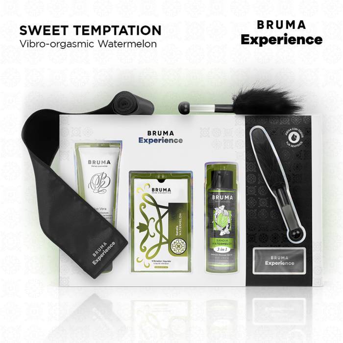 BRUMA XPERIENCE - KIT DOCE TENTAÃÃO MELANCIA VIBRO-ORGÃSMICA