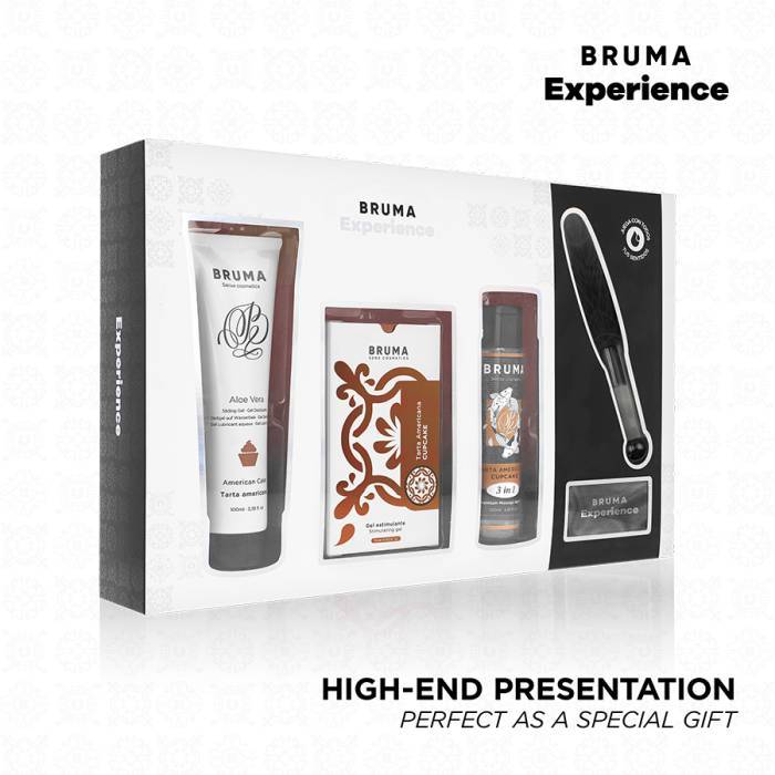 BRUMA XPERIENCE - KIT DE TENTAÃÃO DOCE AMERICANA TART COM POTENCIALIZADOR DE ORGASMO