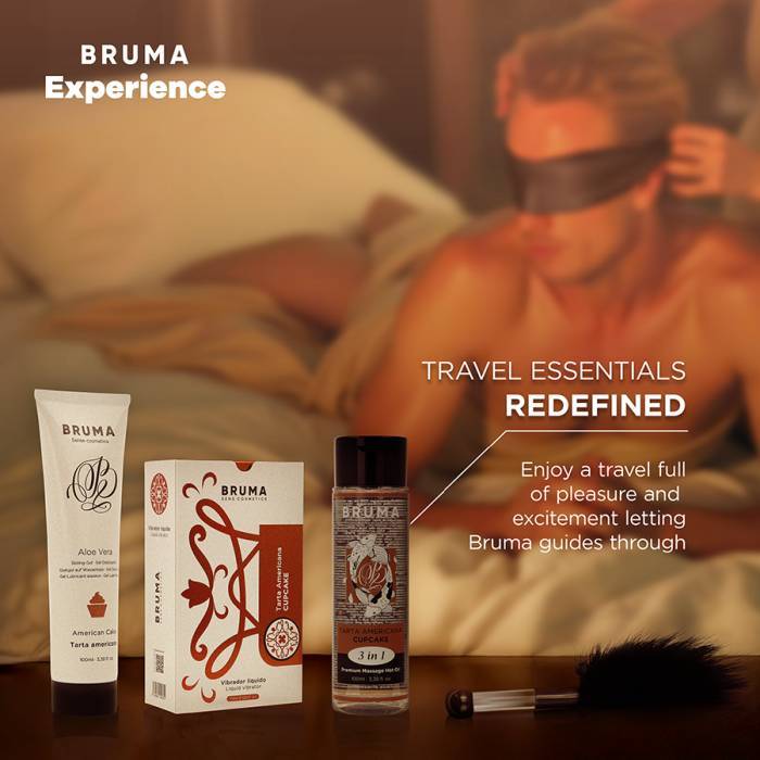 BRUMA XPERIENCE - KIT DOCE TENTAÃÃO BOLO AMERICANO VIBRO-ORGÃSMICO