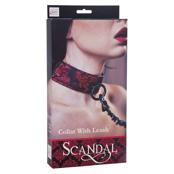 CALEXOTICS - SCANDAL COLAR COM ALÃA PRETA