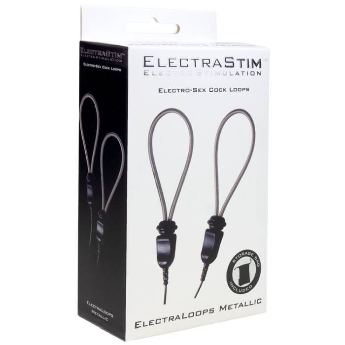 ELECTRASTIM - ANÃIS DE PÃNIS DE METAL AJUSTÃVEIS ELECTRALOOPS E-STIM