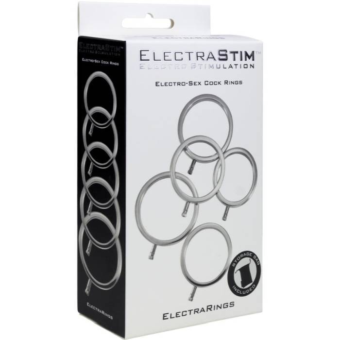ELECTRASTIM - ANÃIS DE METAL ELECTRARINGS PACOTE COM 5