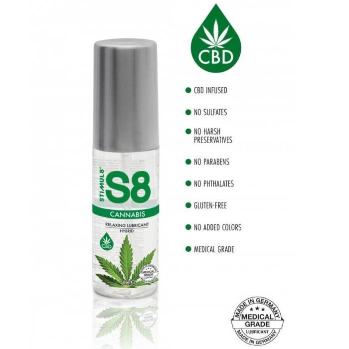 STIMUL8 - LUBRIFICANTE HÃBRIDO DE CANNABIS S8 50 ML