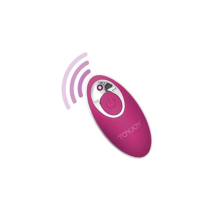 TOYJOY - FELICIDADE SUNN SIDE PARA CIMA E PARA BAIXO VIBRADOR FÃCSIA CONTROLE REMOTO