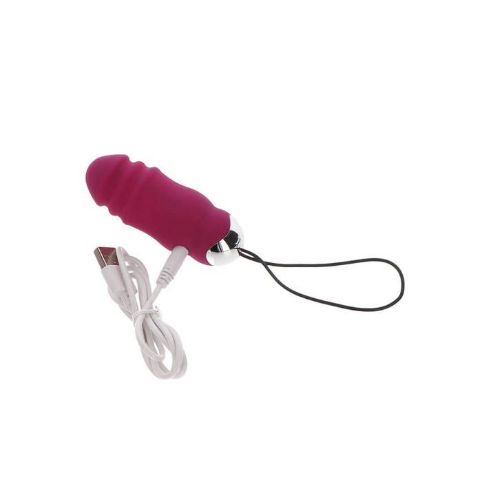 TOYJOY - FELICIDADE SUNN SIDE PARA CIMA E PARA BAIXO VIBRADOR FÃCSIA CONTROLE REMOTO