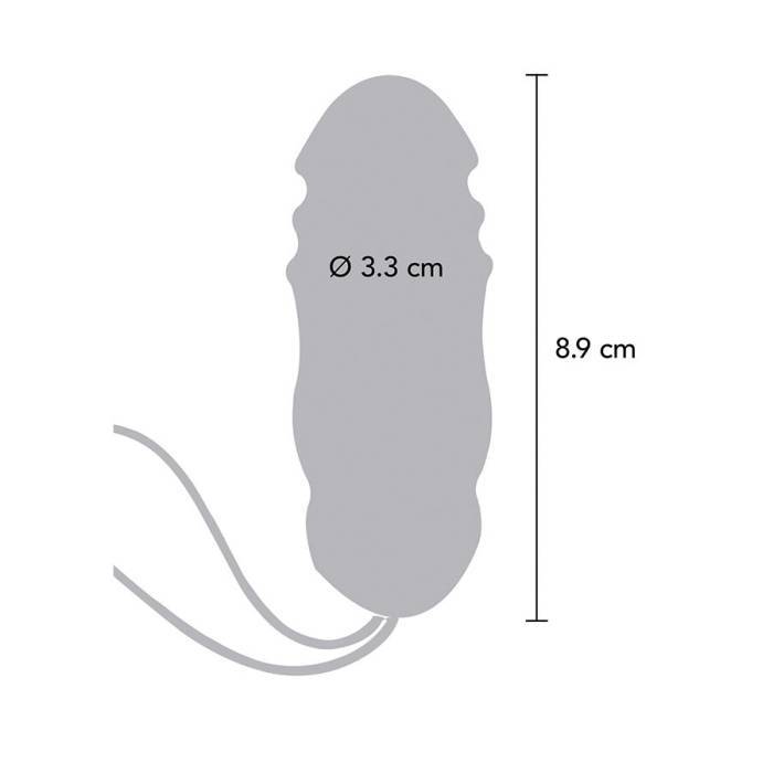 TOYJOY - FELICIDADE SUNN SIDE PARA CIMA E PARA BAIXO VIBRADOR FÃCSIA CONTROLE REMOTO
