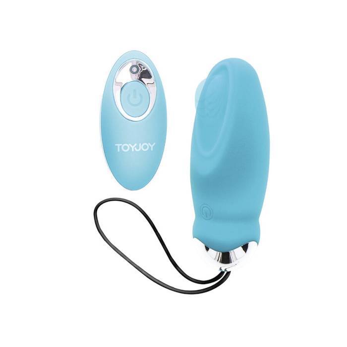 TOYJOY - FELICIDADE, EU ESTOU TÃO EXCITADO VIBRADOR COM CONTROLE REMOTO AZUL