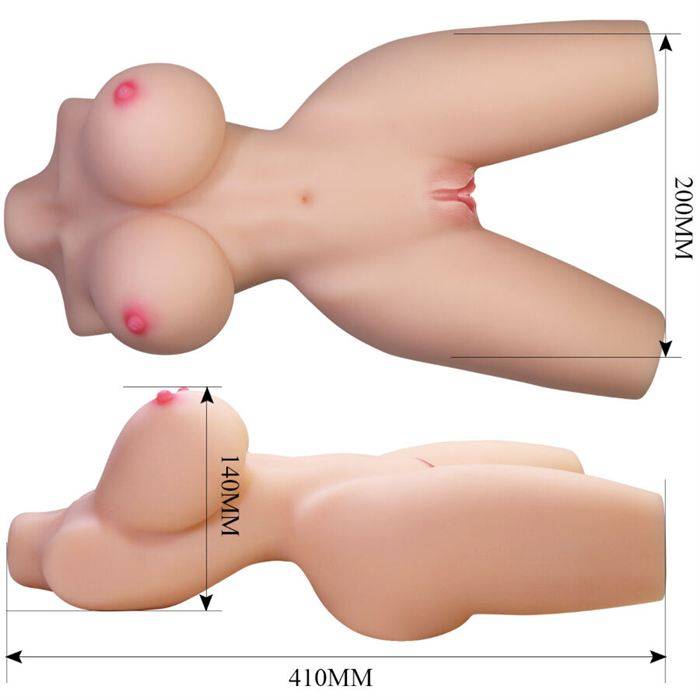 CRAZY BULL - MASTURBADOR DE TORSO FEMININO REALISTA 41,9 CM