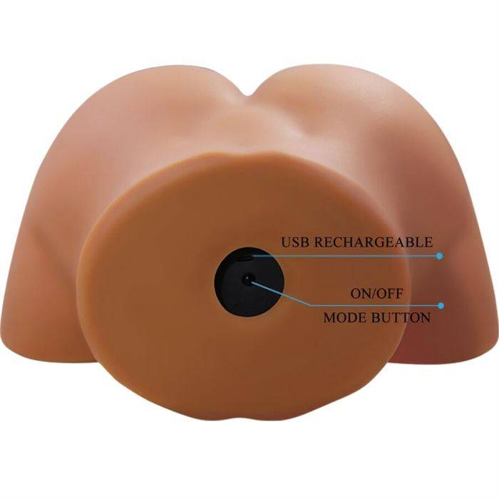 CRAZY BULL - GERIANN VIBRADOR DE BULL FEMININO REALISTA E SUCÃÃO COM SOM 5,5 KG