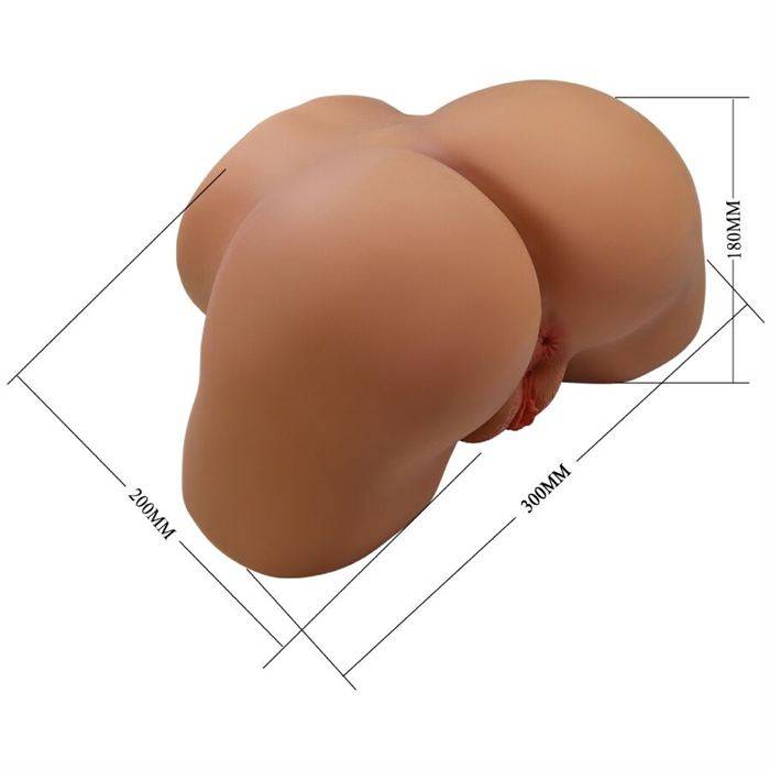 CRAZY BULL - GERIANN VIBRADOR DE BULL FEMININO REALISTA E SUCÃÃO COM SOM 5,5 KG