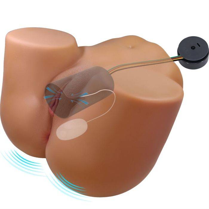 CRAZY BULL - WENDY VIBRADOR DE BUMBUM FEMININO REALISTA E SUCÃÃO COM SOM 11 KG