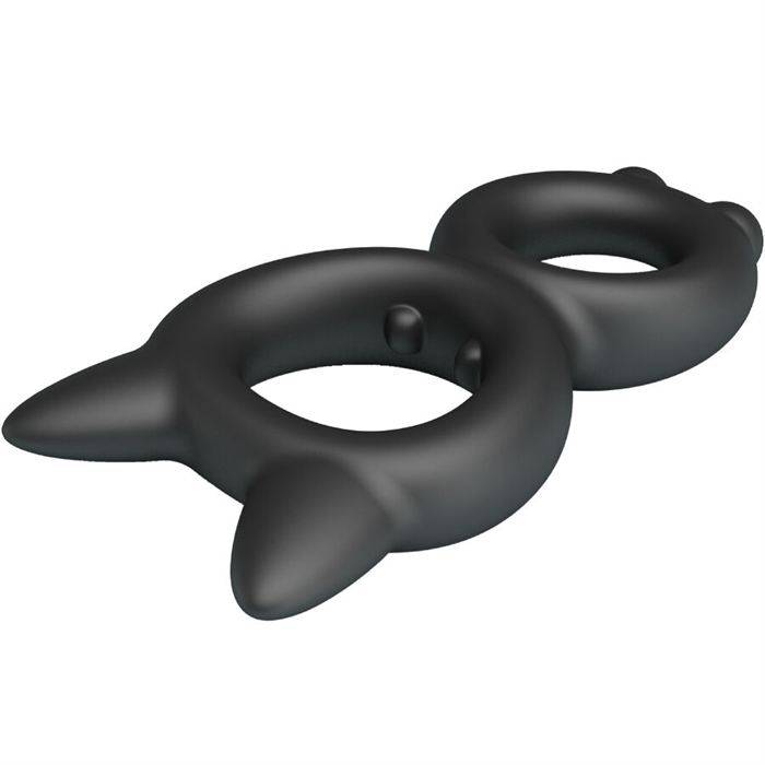 CRAZY BULL - ANEL DUPLO DE SILICONE TORAN MODELO 20