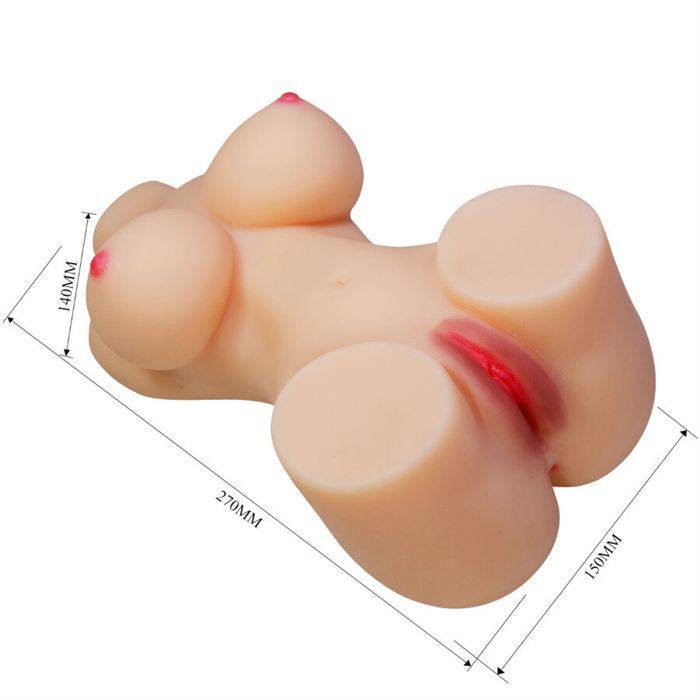 CRAZY BULL - MASTURBADOR DE TORSO FEMININO REALISTA 27 CM