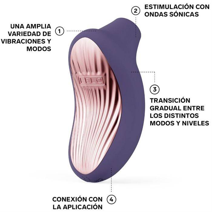 LELO - SONA 3 MASSAGEADOR CLITÃRICO SÃNICO ROXO CIBERNÃTICO