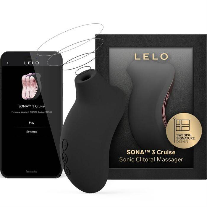 LELO - SONA 3 CRUISE MASSAGEADOR CLITÃRICO SÃNICO PRETO