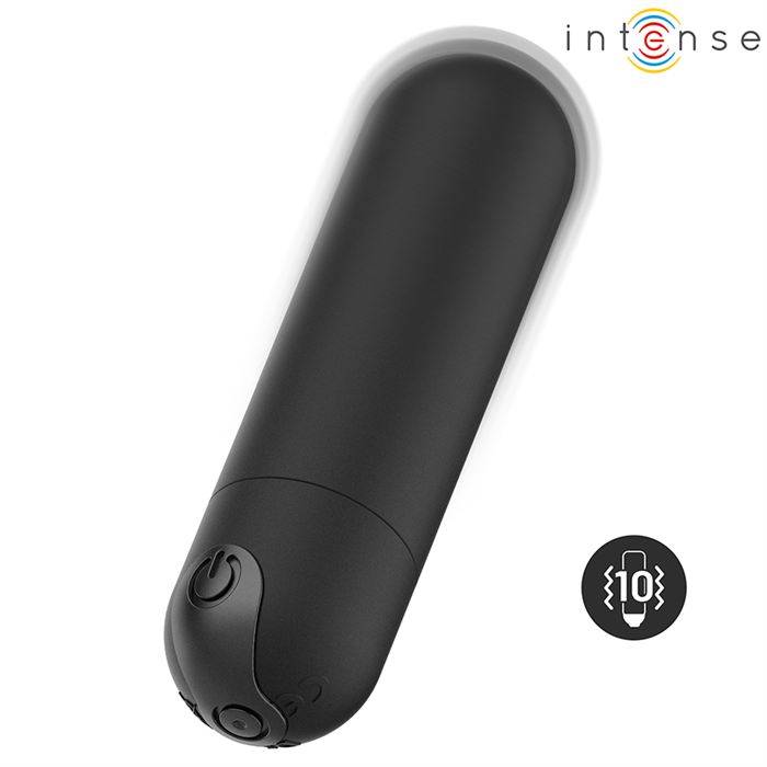 INTENSE - KAREN MINI VIBRATÃRIO BULLET RECARREGÃVEL PRETO