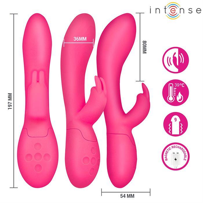 INTENSE - TAMMY RABBIT STIMULATOR WITH HEAT