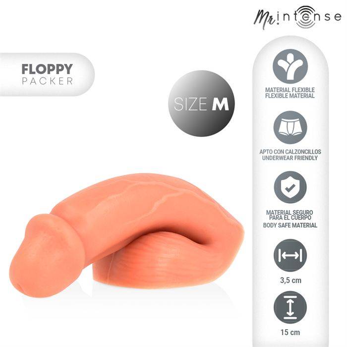 MR INTENSE - PÃNIS FLEXÃVEL TAMANHO M REALISTA