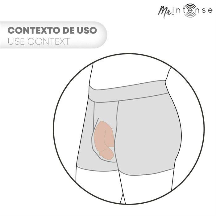 MR INTENSE - PÃNIS FLEXÃVEL TAMANHO M REALISTA