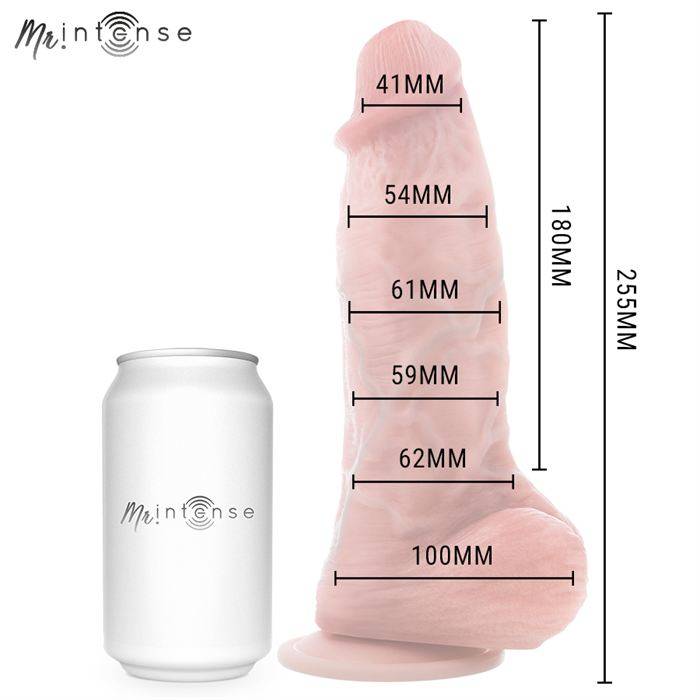 MR INTENSE - DILDO DE SILICONE SPENCER COM PÃNIS GRANDE 25,5 CM -Ã- 6,2 CM