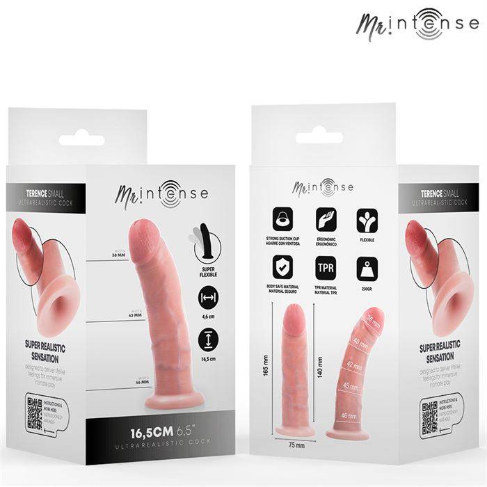 MR INTENSE - PEQUENO DILDO TERENCE 16,5 CM -Ã- 4,6 CM