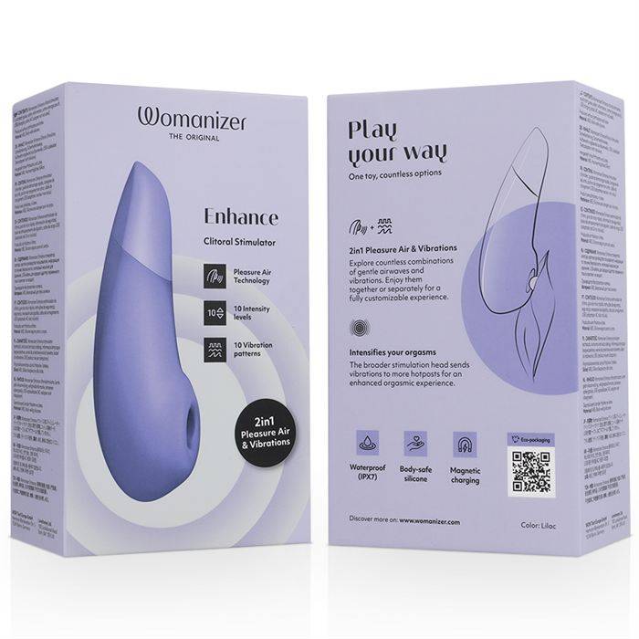 WOMANIZER - ESTIMULADOR CLITORIAL INTENSO LILÃS
