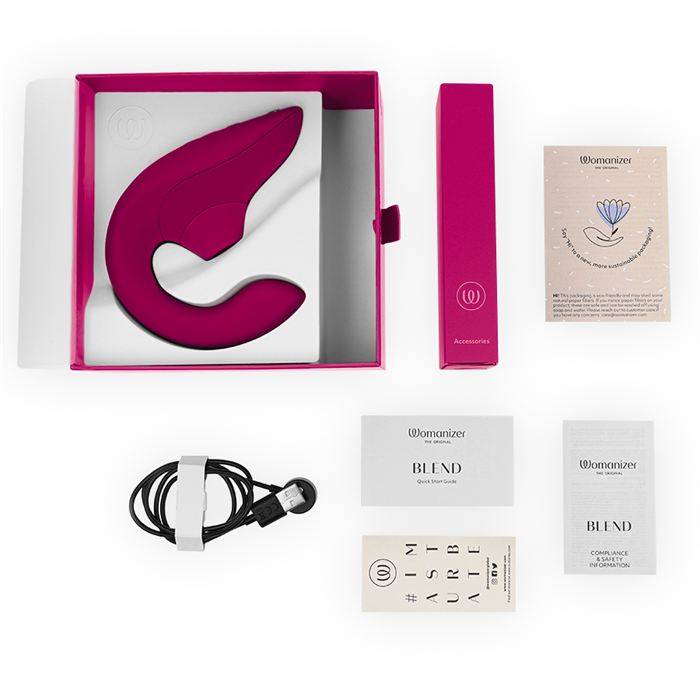 WOMANIZER - VIBRADOR ESTIMULADOR BLEND RABBIT ROSA VIBRANTE
