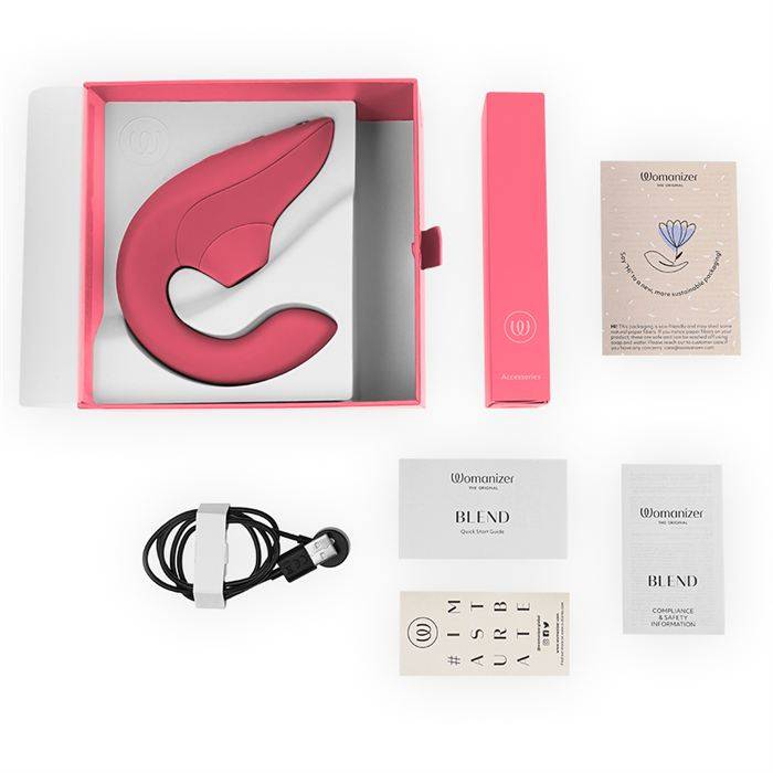 WOMANIZER - VIBRADOR ESTIMULADOR BLEND RABBIT ROSA VIBRANTE
