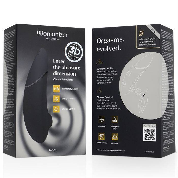 WOMANIZER - PRÃXIMO ESTIMULADOR CLITORIAL PRETO