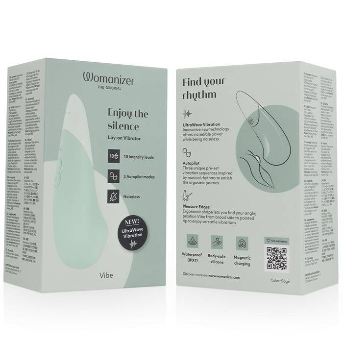 WOMANIZER - VIBE LAY-ON VIBRADOR SILENCIOSO SÃBIO