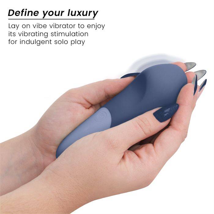 WOMANIZER - VIBE VIBRADOR SILENCIOSO DE USO Ã DIRETA AZUL ESCURO