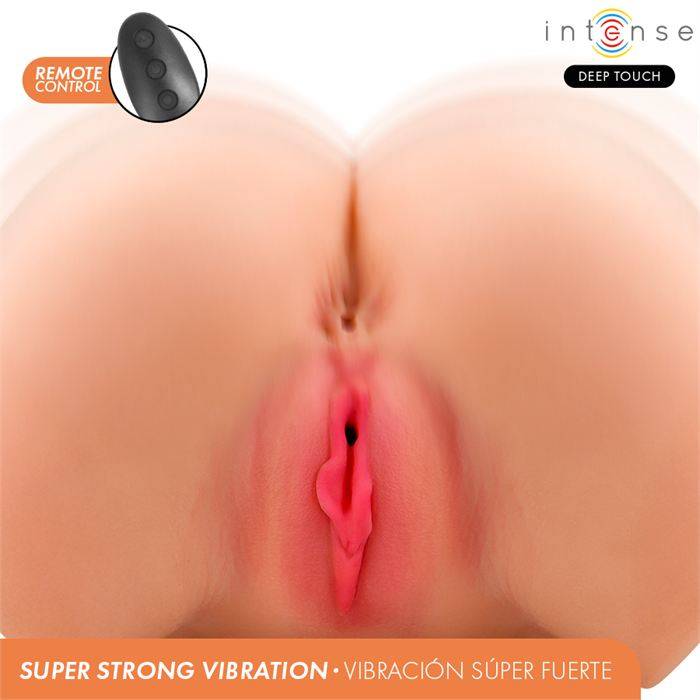 INTENSE DEEP TOUCH - MASTURBADOR ANAL E VAGINAL NICOLE COM EFEITOS DE SUCÃÃO, CALOR, VIBRAÃÃO E VOZ, COM CONTROLE REMOTO, 5.3 KG