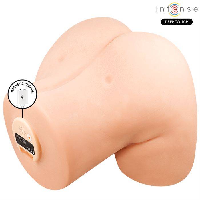 INTENSE DEEP TOUCH - MASTURBADOR ANAL E VAGINAL JULIA COM SUCÃÃO, CALOR, VIBRAÃÃO E EFEITOS DE VOZ COM CONTROLE REMOTO 9 KG