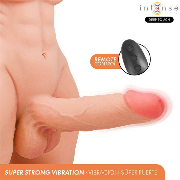 INTENSE DEEP TOUCH - TORSO MARTY COM ÃNUS E DILDO REALISTA COM FUNÃÃO DE PRESSÃO E VIBRAÃÃO, CONTROLE REMOTO, 6,2 KG