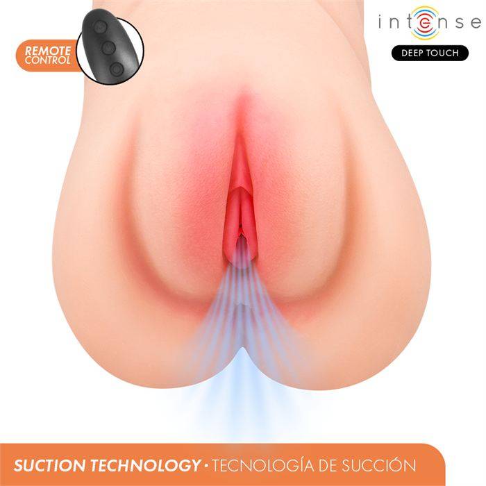 INTENSE DEEP TOUCH - KRISTA MASTURBADOR VAGINAL VIBRATÃRIO COM GEMIDOS E CONTROLE REMOTO