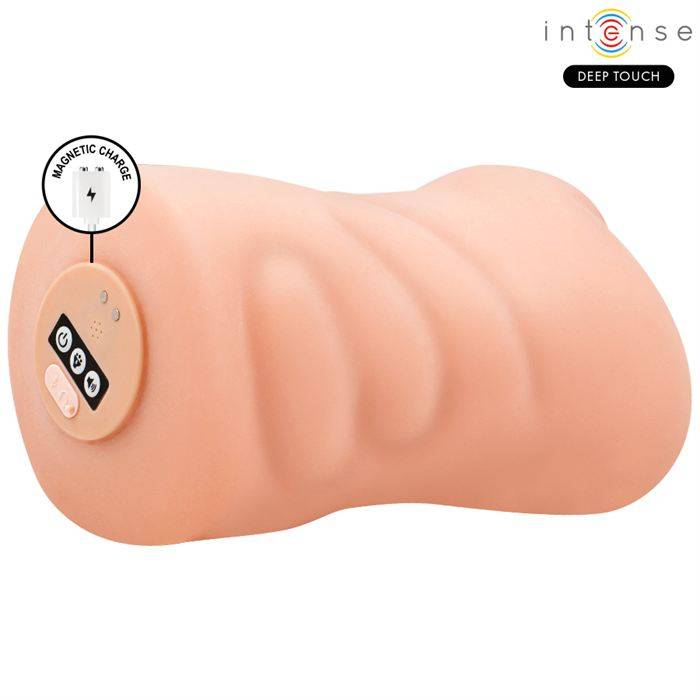 INTENSE DEEP TOUCH - KRISTA MASTURBADOR VAGINAL VIBRATÃRIO COM GEMIDOS E CONTROLE REMOTO
